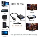 Premium Quality HDMI To VGA Adapter Converter MBA_Traders